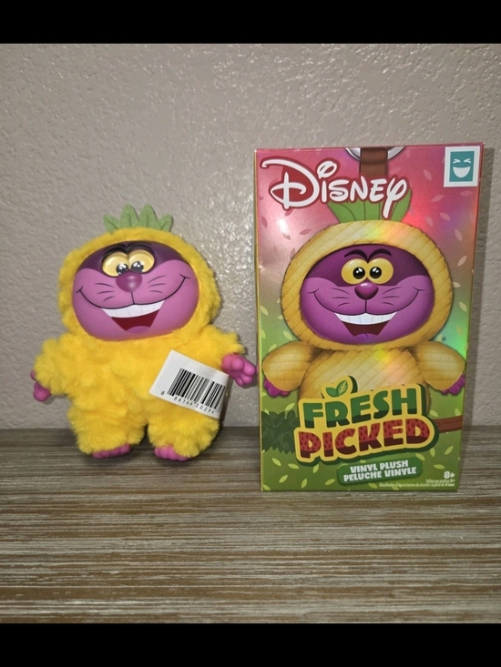 Disney Other - Disney Fresh Picked‎ Pineapple Plush - Yellow with Purple Face and Pink Accents